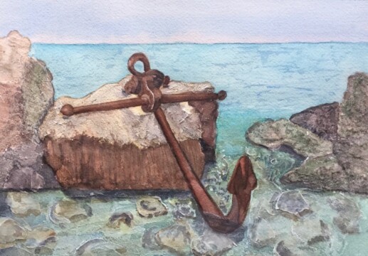 11 Rusty Anchor - Mixed Media 11 Rusty Anchor - Mixed Media