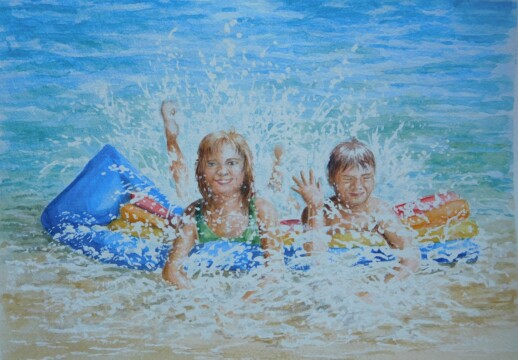 35 Making a Splash - Watercolour 35 Making a Splash - Watercolour